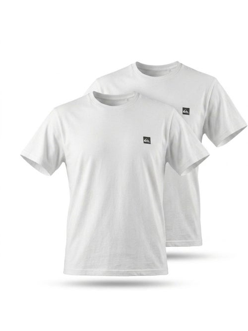Pack de 2 camisetas hombre algodón cuello redondo o cuello de pico QUIKSILVER - Kiabi