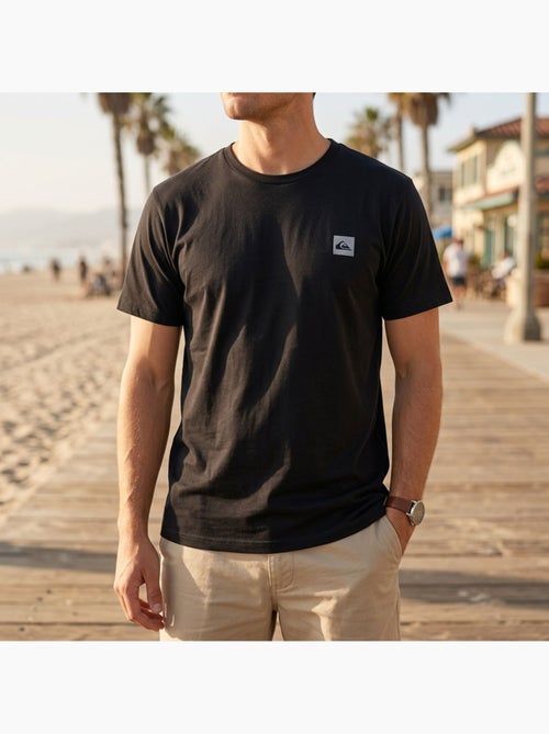 Pack de 2 camisetas hombre algodón cuello redondo o cuello de pico QUIKSILVER - Kiabi Pack de 2 camisetas hombre algodón cuello redondo o cuello de pico QUIKSILVER - Kiabi
