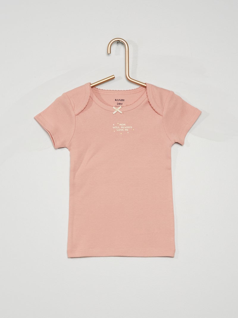 Pack de 2 camisetas interiores BLANCO - Kiabi