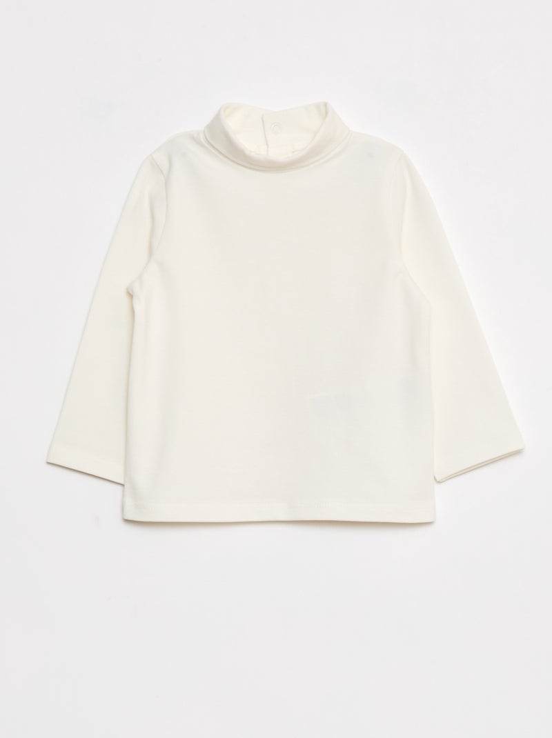 Pack de 2 camisetas interiores de cuello alto Rosa - Kiabi