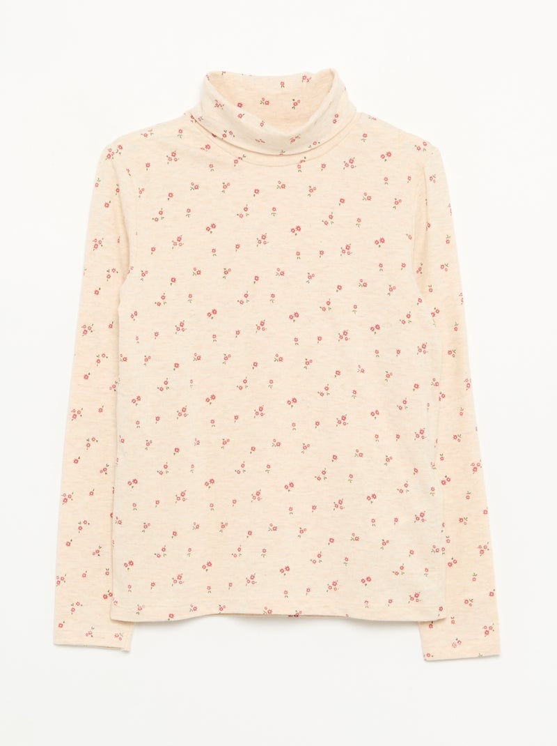 Pack de 2 camisetas interiores de cuello vuelto Beige - Kiabi