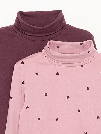 Pack de 2 camisetas interiores de cuello vuelto