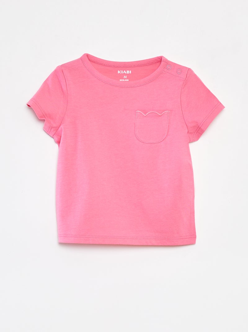 Pack de 2 camisetas lisas AMARILLO - Kiabi