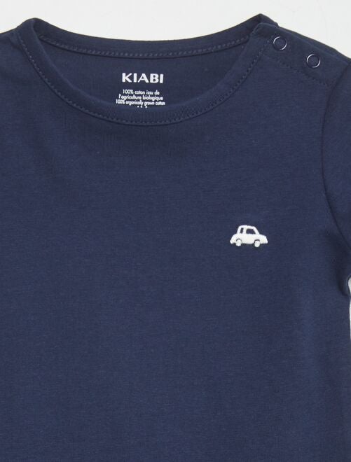 Pack de 2 camisetas lisas - Kiabi