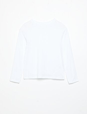 Pack de 2 camisetas lisas de manga larga