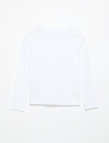 Pack de 2 camisetas lisas de manga larga