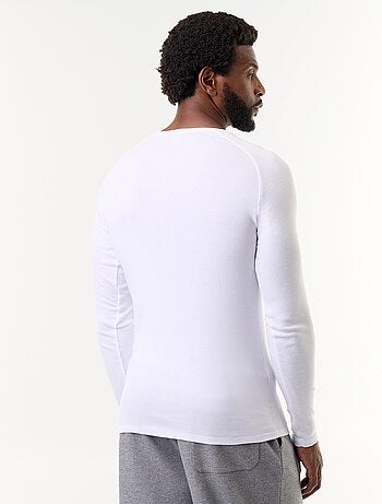 Pack de 2 camisetas lisas de manga larga