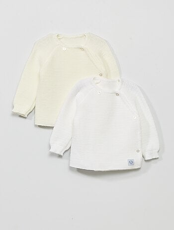 Pack de 2 camisetas 'Manufacture de Layette' - Fabricado en Francia - Kiabi