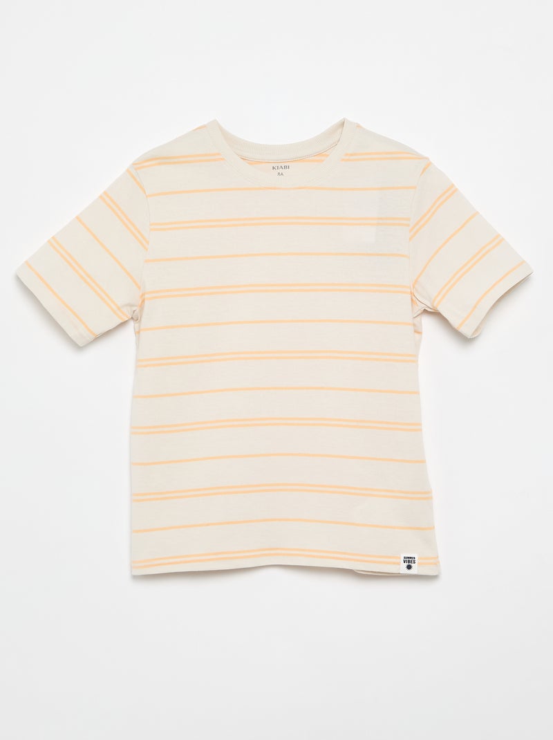 pack de 2 camisetas Naranja - Kiabi