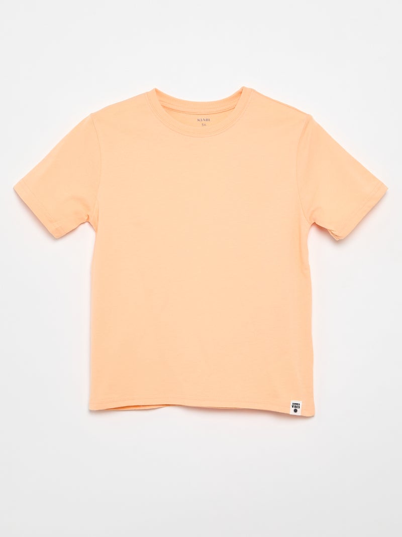 pack de 2 camisetas Naranja - Kiabi