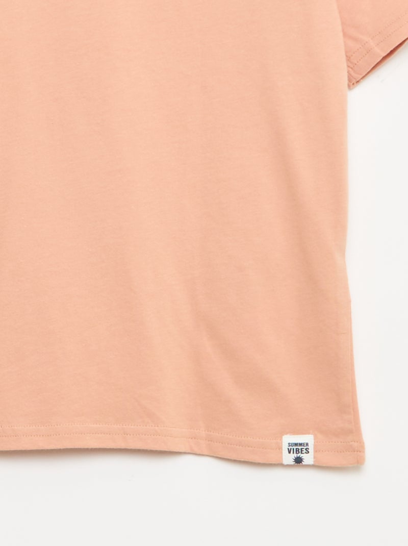 pack de 2 camisetas Rojo - Kiabi