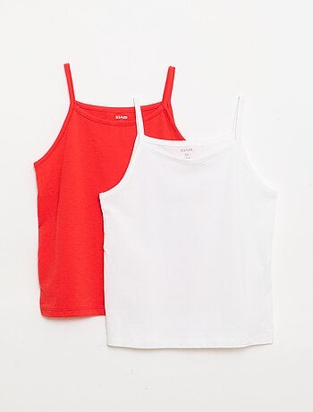 Pack de 2 camisetas sin mangas