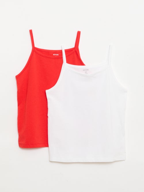 Pack de 2 camisetas sin mangas - Kiabi