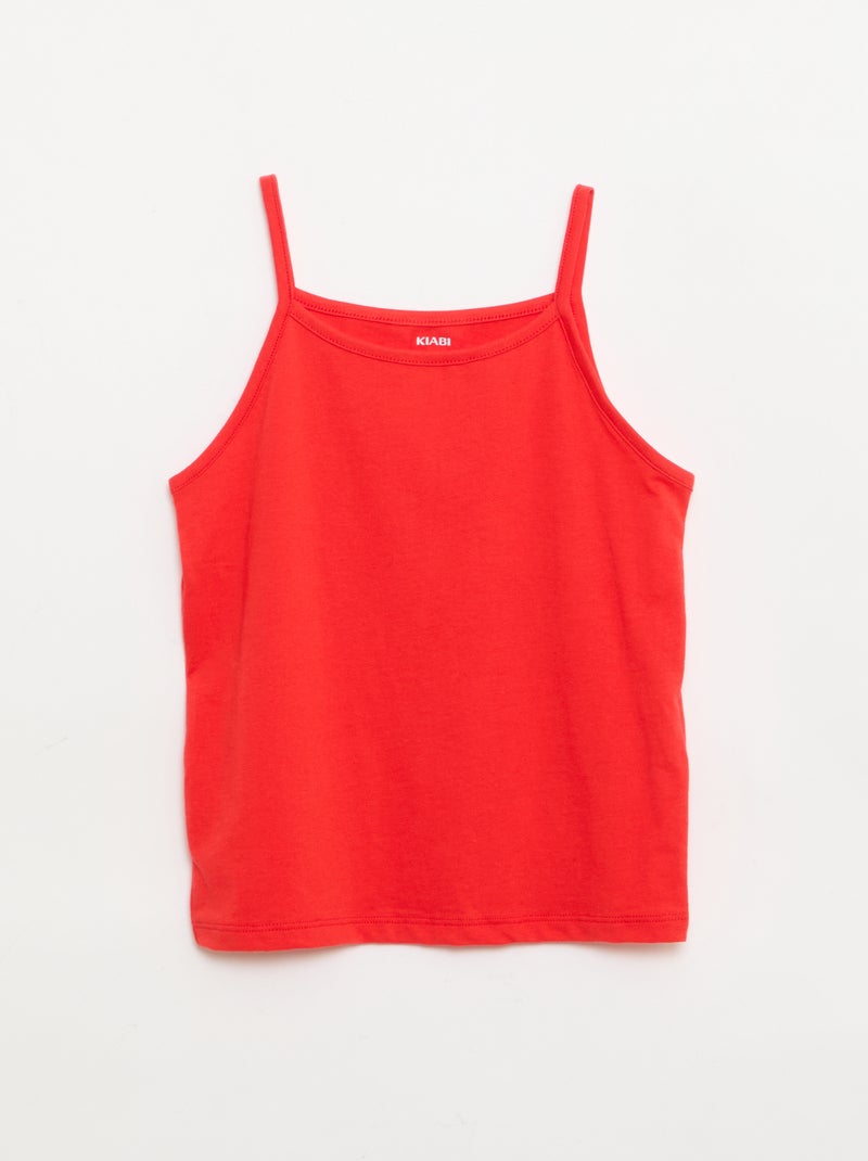 Pack de 2 camisetas sin mangas Blanco - Kiabi