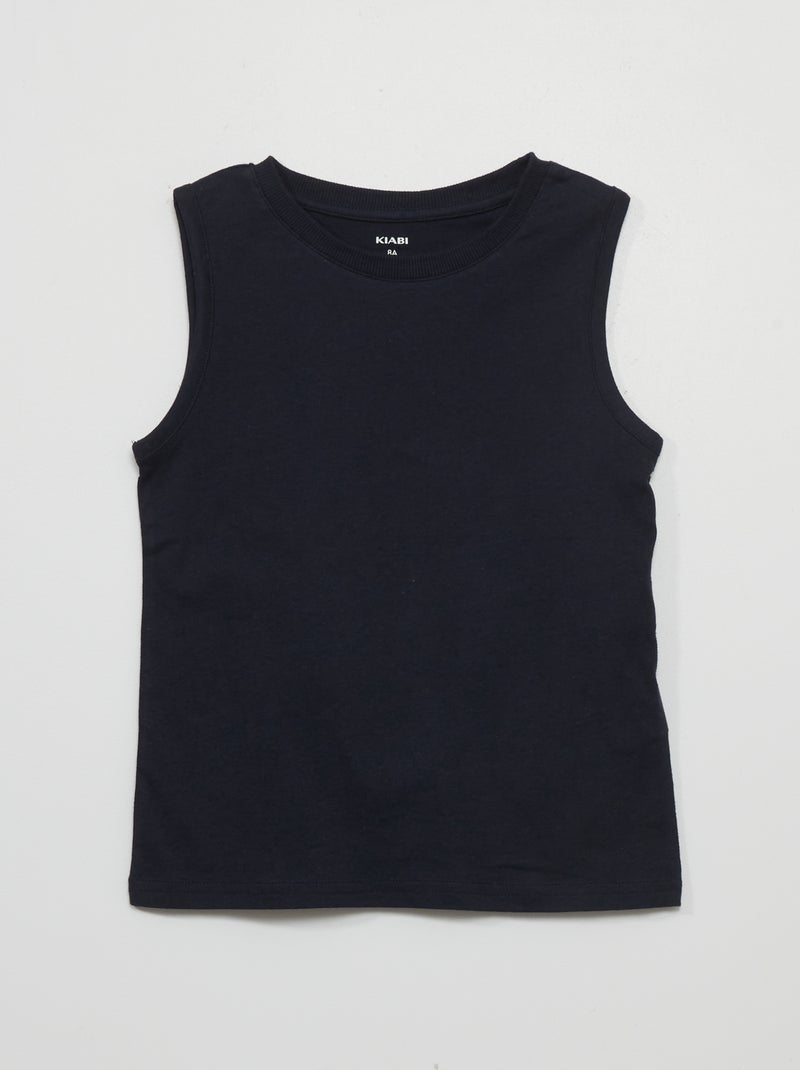 Pack de 2 camisetas sin mangas BLANCO - Kiabi