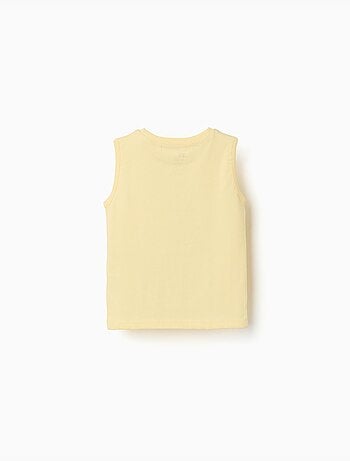 Pack de 2 camisetas sin mangas de algodón con estampados de playa