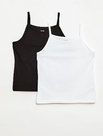 Pack de 2 camisetas sin mangas