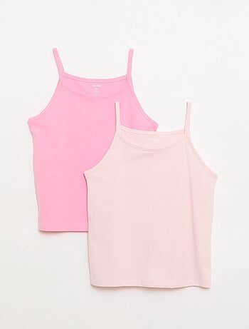 Pack de 2 camisetas sin mangas