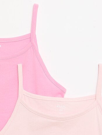 Pack de 2 camisetas sin mangas