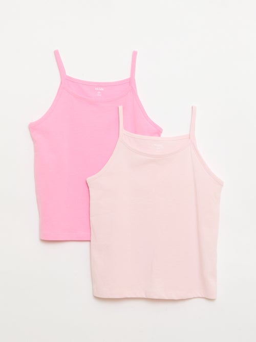 Pack de 2 camisetas sin mangas - Kiabi