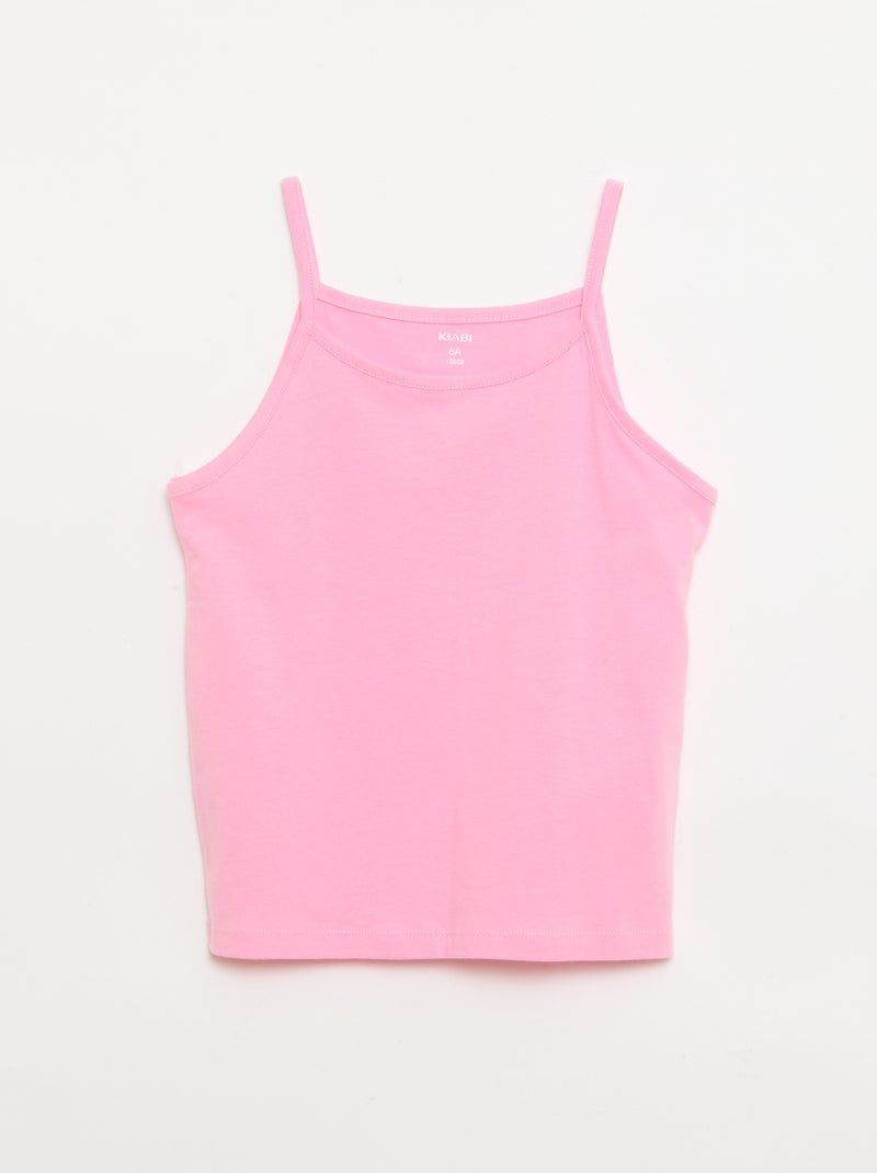 Pack de 2 camisetas sin mangas Rosa - Kiabi