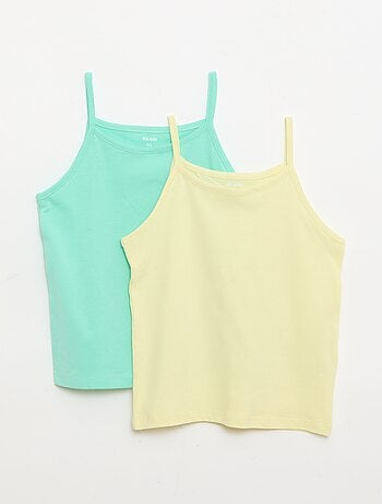 Pack de 2 camisetas sin mangas