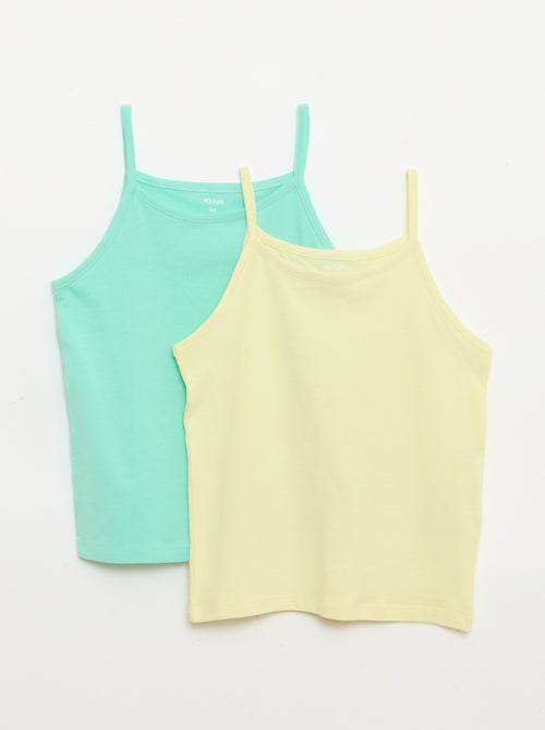 Pack de 2 camisetas sin mangas - Kiabi