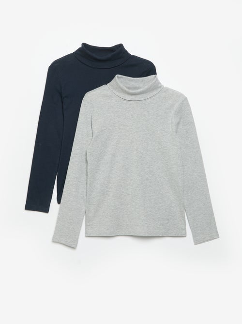Pack de 2 camisetas térmicas lisas - Kiabi