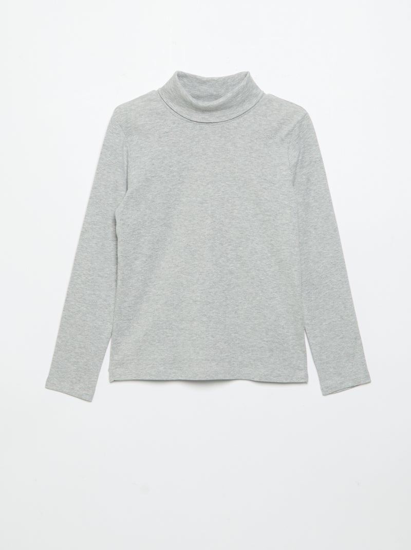 Pack de 2 camisetas térmicas lisas Gris - Kiabi