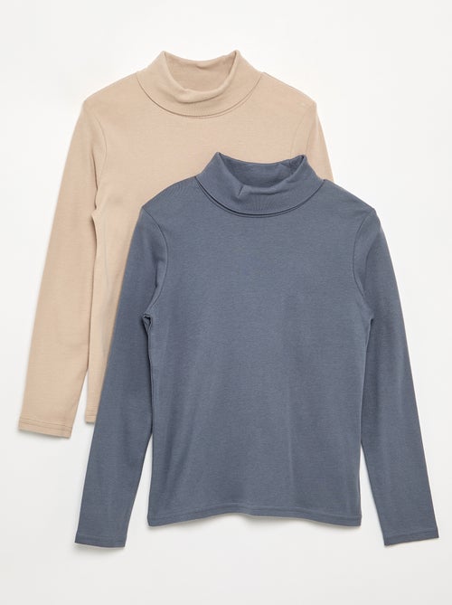 Pack de 2 camisetas térmicas lisas - Kiabi