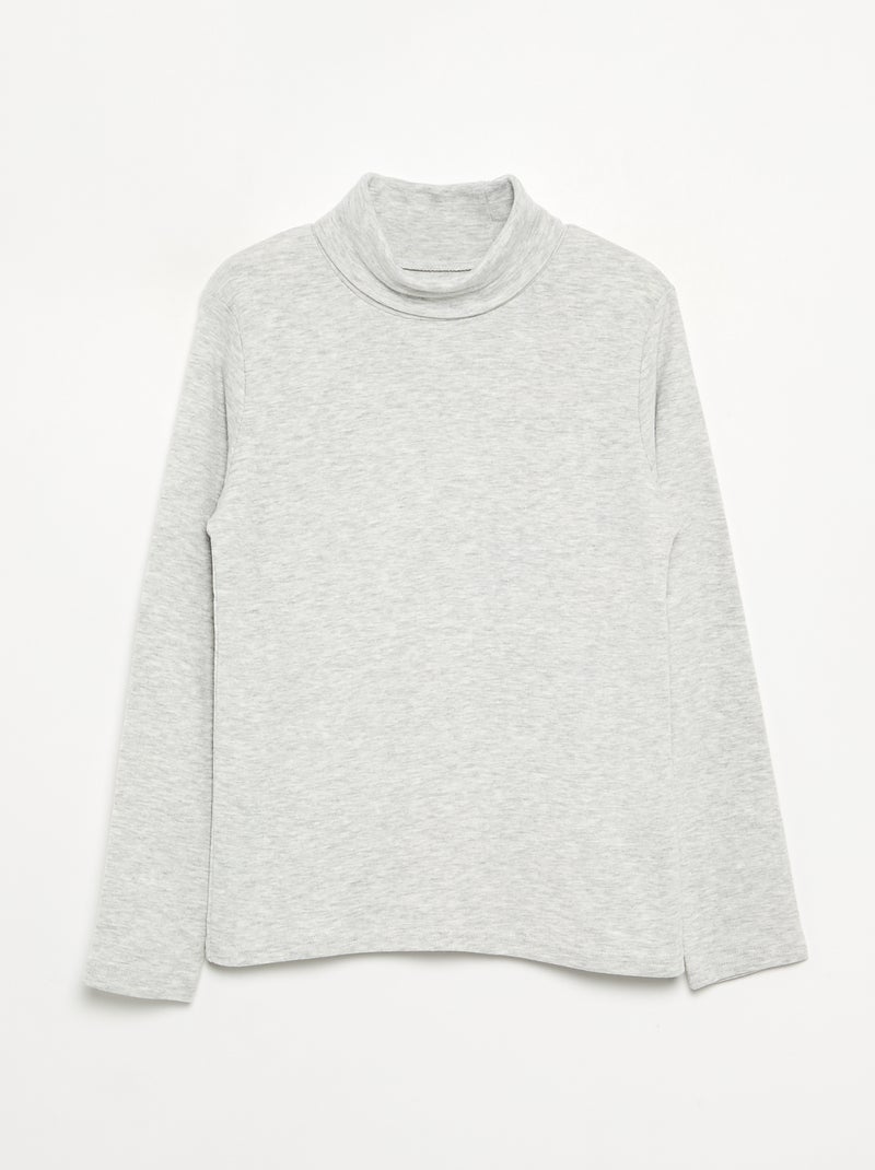 Pack de 2 camisetas térmicas lisas Gris - Kiabi