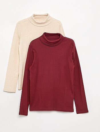 Pack de 2 camisetas térmicas lisas