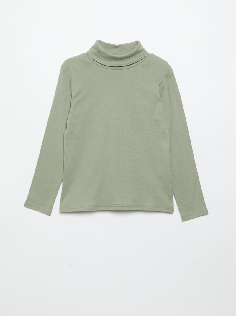 Pack de 2 camisetas térmicas lisas Verde - Kiabi