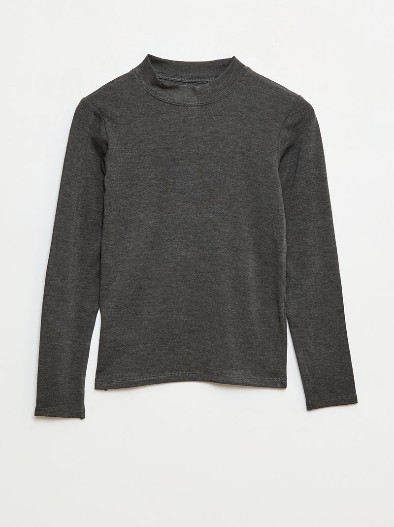 Pack de 2 camisetas termorreguladoras de cuello alto Azul - Kiabi