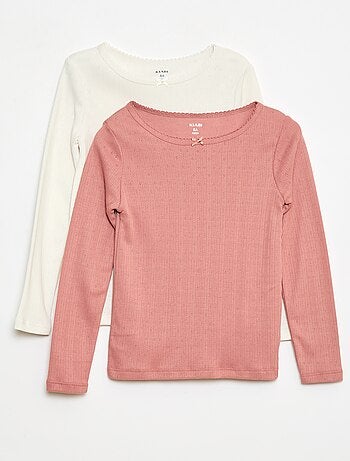 Pack de 2 camisetas termorreguladoras de punto calado