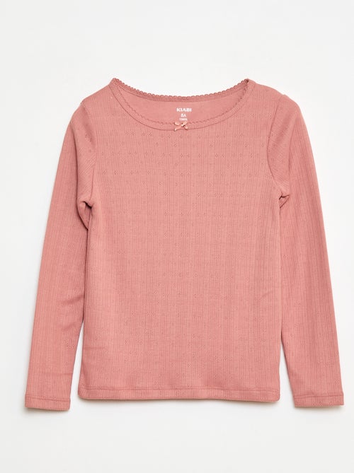 Pack de 2 camisetas termorreguladoras de punto calado - Kiabi Pack de 2 camisetas termorreguladoras de punto calado - Kiabi