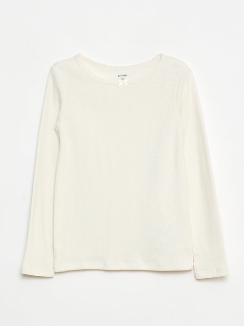 Pack de 2 camisetas termorreguladoras de punto calado - Kiabi Pack de 2 camisetas termorreguladoras de punto calado - Kiabi