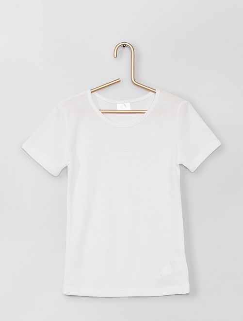 Pack de 2 camisetas Thermolactyl 'Damart'                             blanco 
