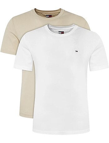Pack de 2 camisetas tommy hilfiger para hombre