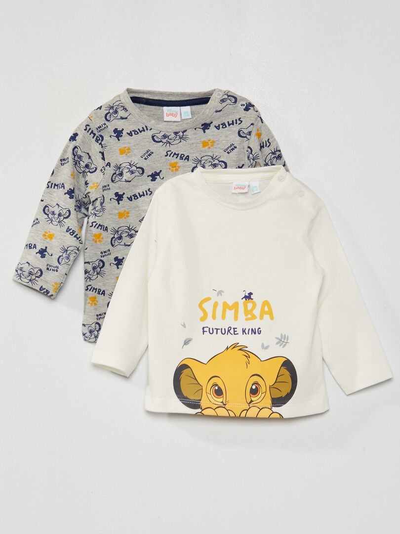 Pack de 2 camisetas Winnie the Pooh gris Kiabi 17.00