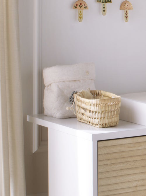 Pack de 2 cestas de algodón - SAUTHON - Kiabi