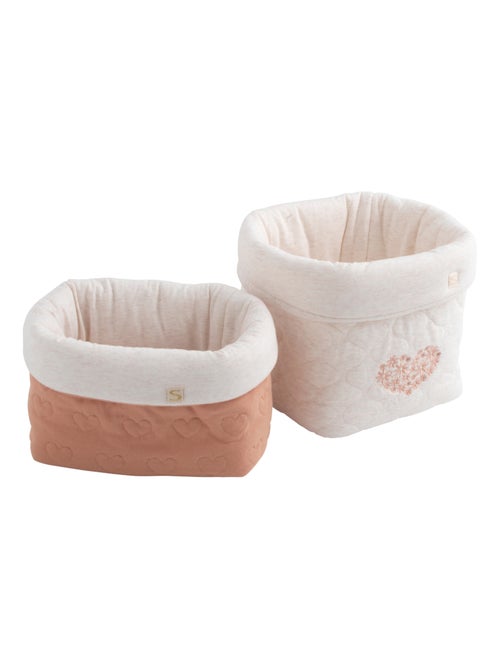 Pack de 2 cestas de algodón - SAUTHON - Kiabi