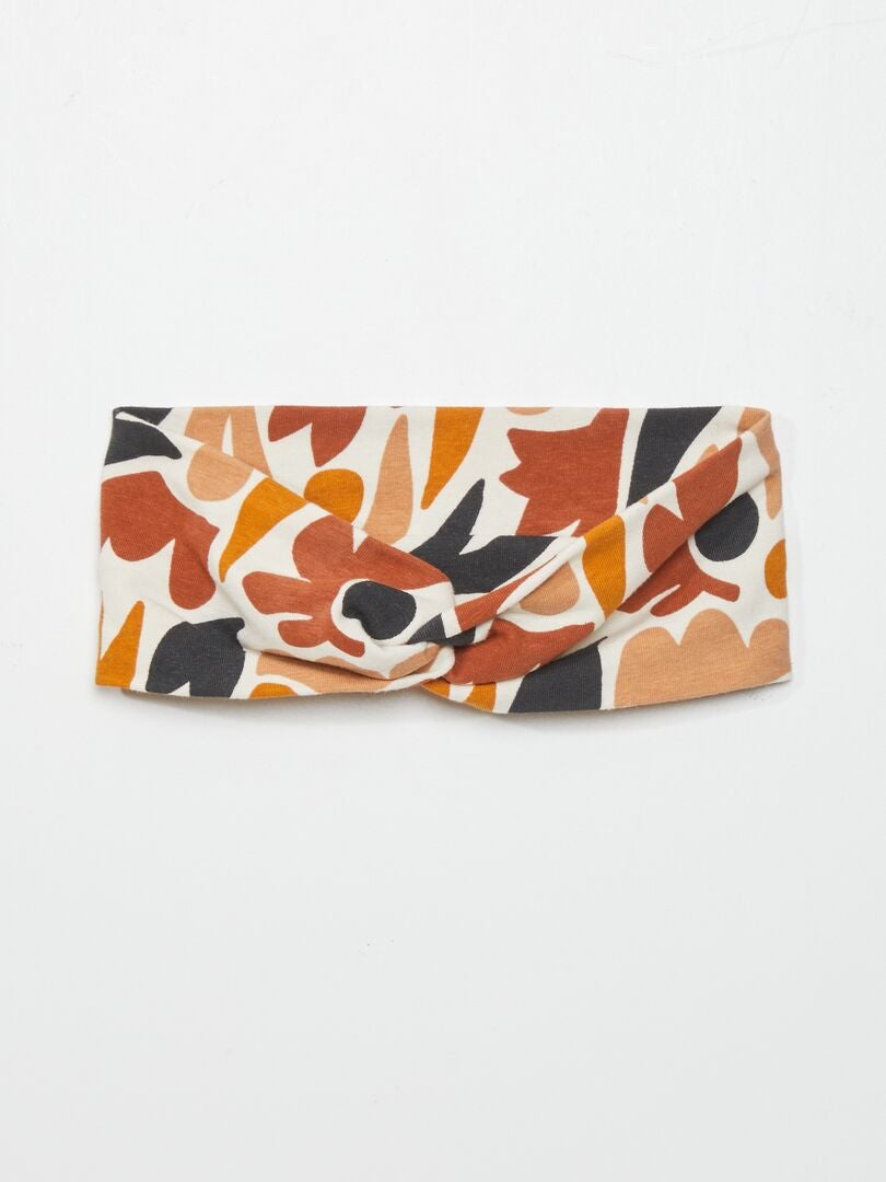 Pack de 2 cintas estampadas para el pelo multicolor - Kiabi