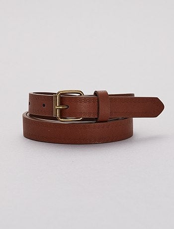 Pack de 2 cinturones finos - Kiabi