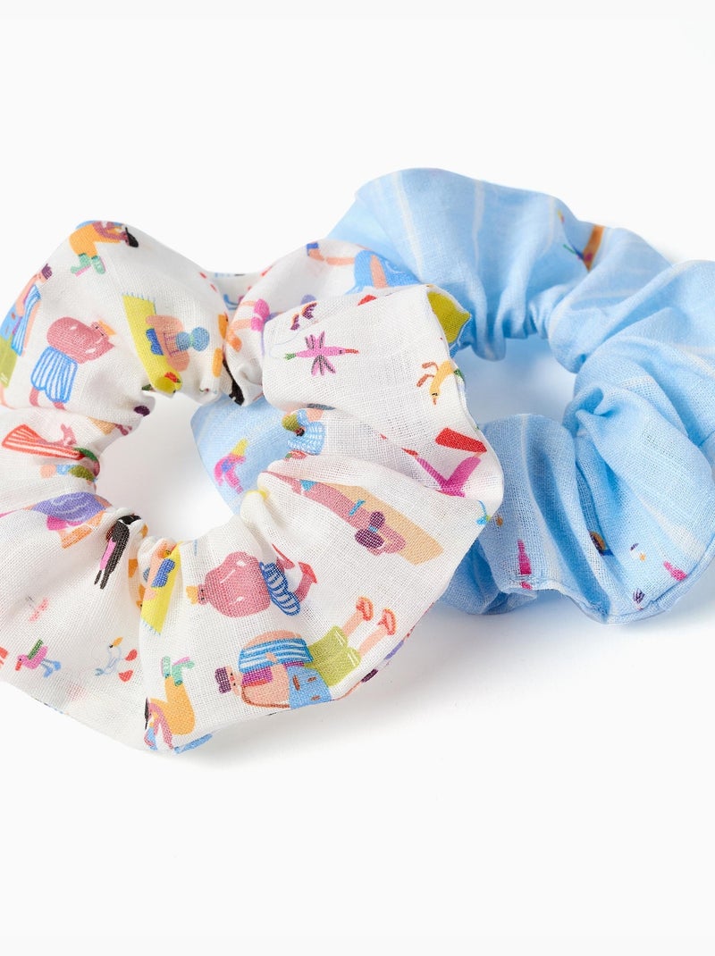 Pack de 2 coleteros con estampado Carolina Celas x Zippy Azul claro - Kiabi
