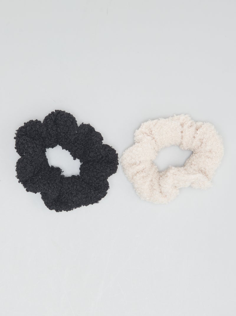 Pack de 2 coleteros de borreguito BEIGE - Kiabi
