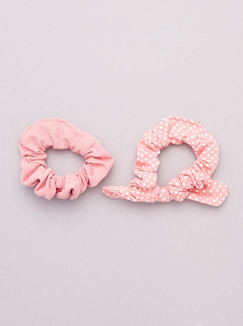 Pack de 2 coleteros ROSA - Kiabi