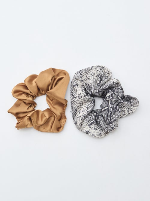 Pack de 2 coleteros satinados - Kiabi