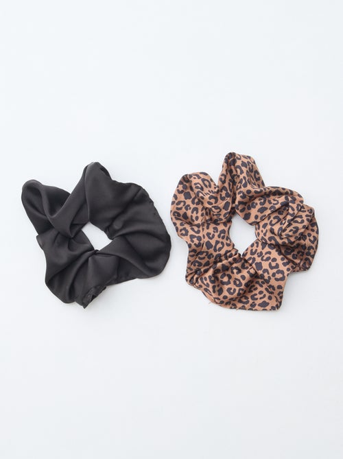 Pack de 2 coleteros satinados - Kiabi