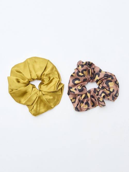 Pack de 2 coleteros satinados - Kiabi